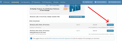 Create a Windows MySQL server without installing MySQL